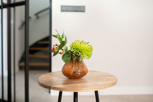 Ter Steege Vase Meja splash orange D14 H11