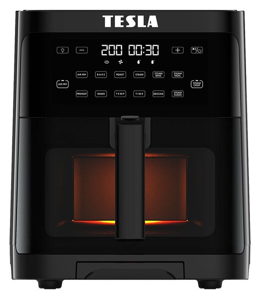 TESLA AirCook & Steam QS550 XL - multifunkční parní a horkovzdušná fritéza