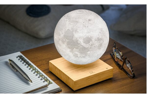 LED stolní lampa v přírodní barvě (výška 14 cm) Moon – Gingko
