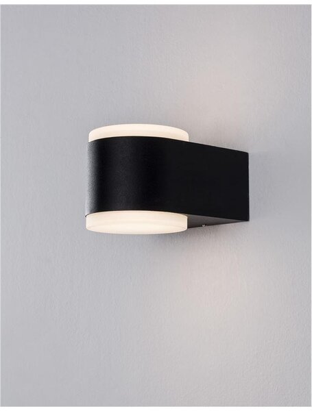 Nova Luce Venkovní nástěnné svítidlo NUS, LED 2x4W 3000K 120st. IP54