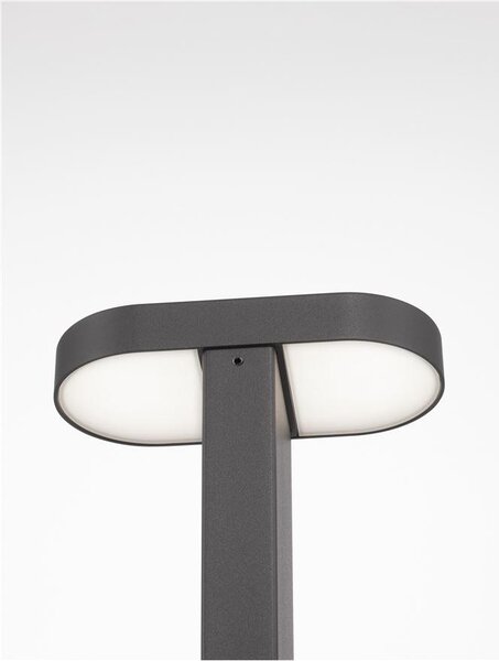 Nova Luce Venkovní sloupkové svítidlo OFIR, 75cm, LED 10.3W 3000K 92st. IP54