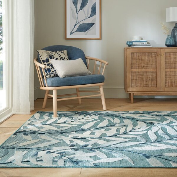 Modrý venkovní koberec 290x200 cm Willow - Flair Rugs