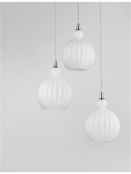 Nova Luce Závěsné svítidlo ODELL, 37cm, E14 3x5W