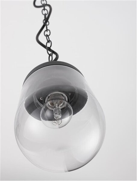 Nova Luce Venkovní závěsné svítidlo OMIKA, E27 1x12W IP54