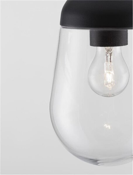 Nova Luce Venkovní závěsné svítidlo OMIKA, E27 1x12W IP54