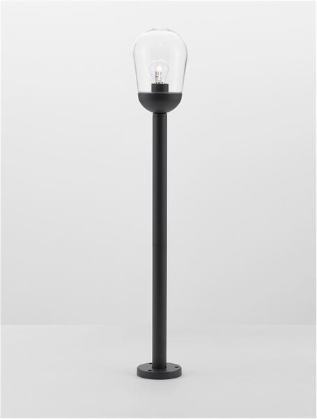 Nova Luce Venkovní sloupkové svítidlo OMIKA, 97cm, E27 1x12W IP54