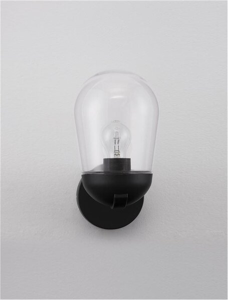Nova Luce Venkovní nástěnné svítidlo OMIKA, E27 1x12W IP54