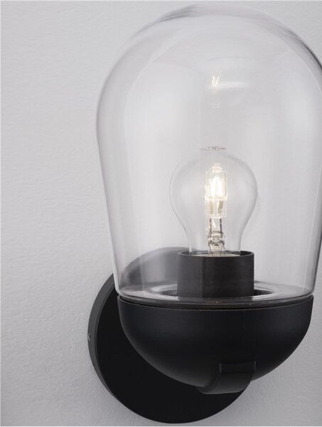 Nova Luce Venkovní nástěnné svítidlo OMIKA, E27 1x12W IP54