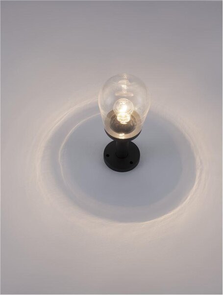 Nova Luce Venkovní sloupkové svítidlo OMIKA, 37cm, E27 1x12W IP54
