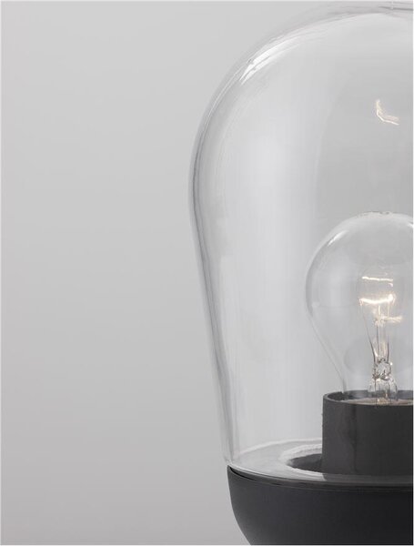 Nova Luce Venkovní sloupkové svítidlo OMIKA, 37cm, E27 1x12W IP54