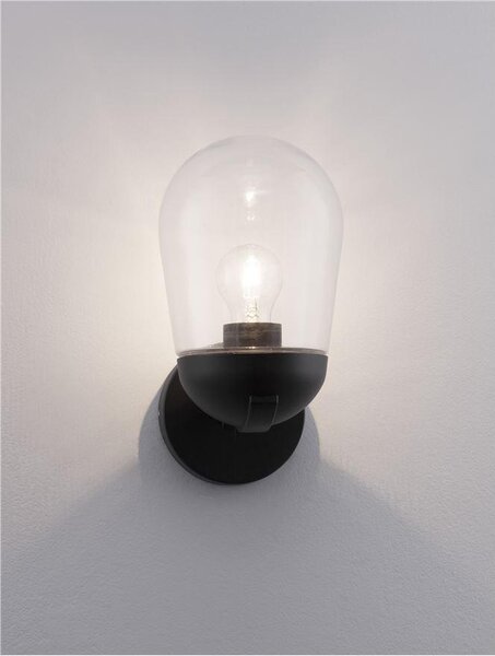 Nova Luce Venkovní nástěnné svítidlo OMIKA, E27 1x12W IP54