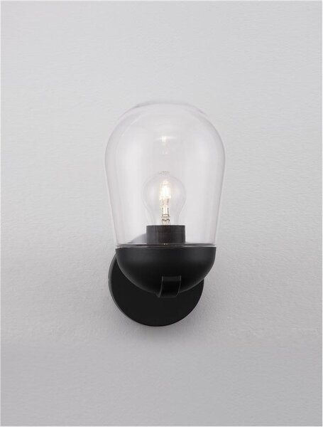 Nova Luce Venkovní nástěnné svítidlo OMIKA, E27 1x12W IP54