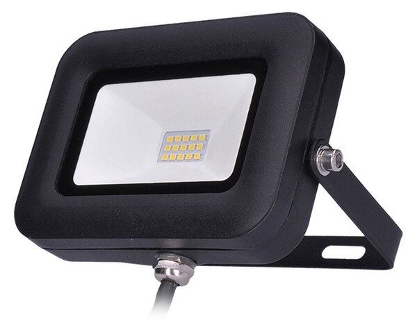 SOLIGHT LED reflektor PRO 10W/230V/850Lm/5000K/120°/IP65, černý