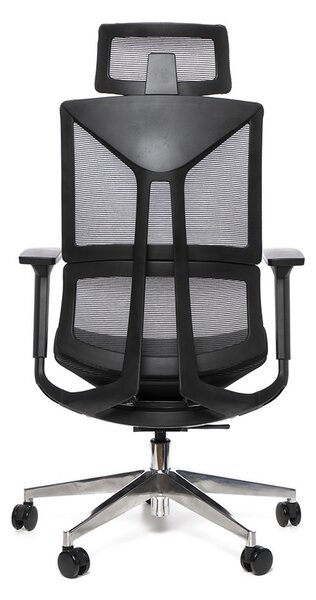 Kancelářská ergonomická židle ERGO AIR — síť, černá