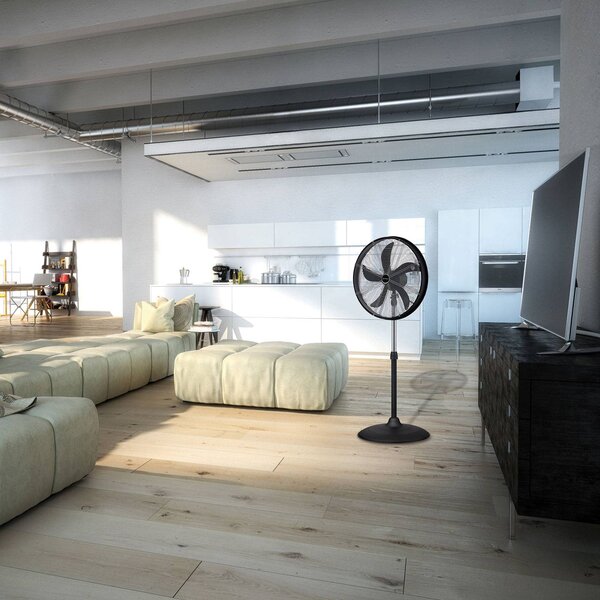 Westinghouse Ventilátor Yukon I nastavitelný, Černá, Plast, Moderní