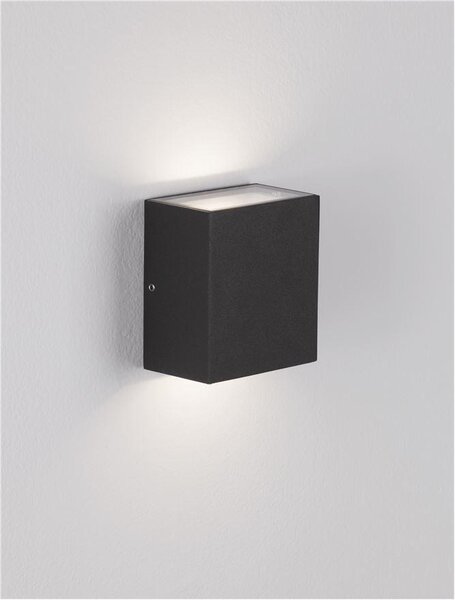 Nova Luce Venkovní nástěnné svítidlo PARRIS, LED 10.4W 3000K 266st. IP65
