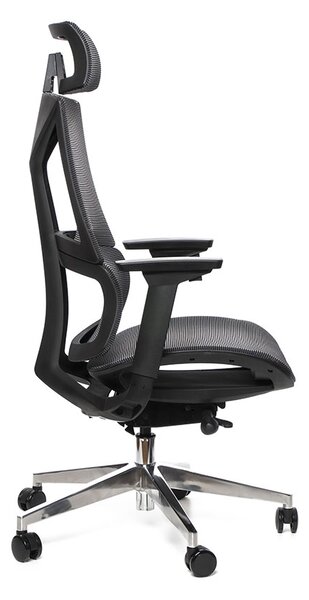 Kancelářská ergonomická židle ERGO AIR — síť, černá