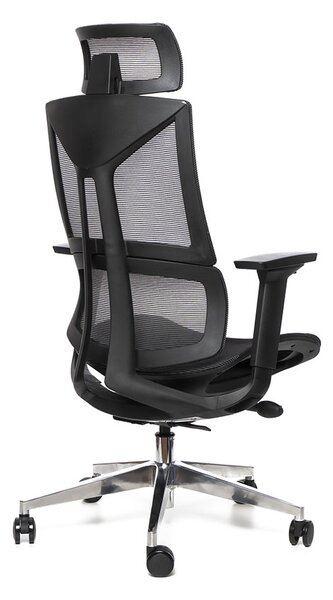 Kancelářská ergonomická židle ERGO AIR — síť, černá