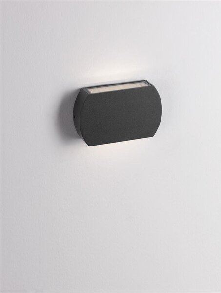 Nova Luce Venkovní nástěnné svítidlo PARRIS, LED 7.7W 3000K 253st. IP65