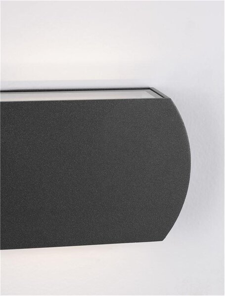 Nova Luce Venkovní nástěnné svítidlo PARRIS, LED 7.7W 3000K 253st. IP65