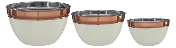 Nerezová mísa v měděné a béžová barvě ø 18 cm Prescott – Premier Housewares