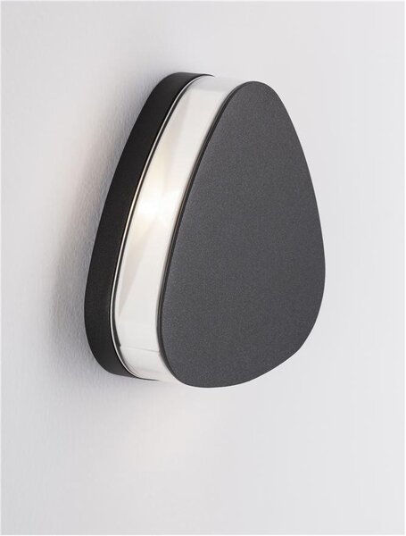 Nova Luce Venkovní nástěnné svítidlo PARRIS, LED 7.5W 3000K 170st. IP65