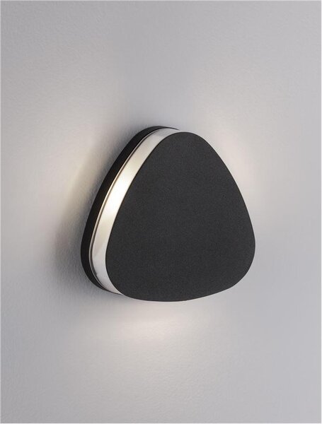 Nova Luce Venkovní nástěnné svítidlo PARRIS, LED 7.5W 3000K 170st. IP65