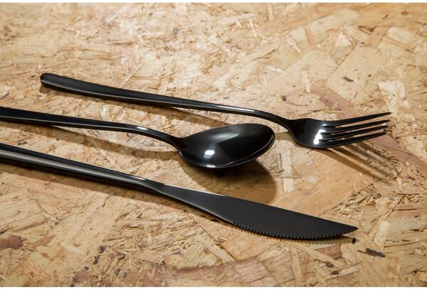 Černý nerezový příbor 3 ks Mimo – Premier Housewares