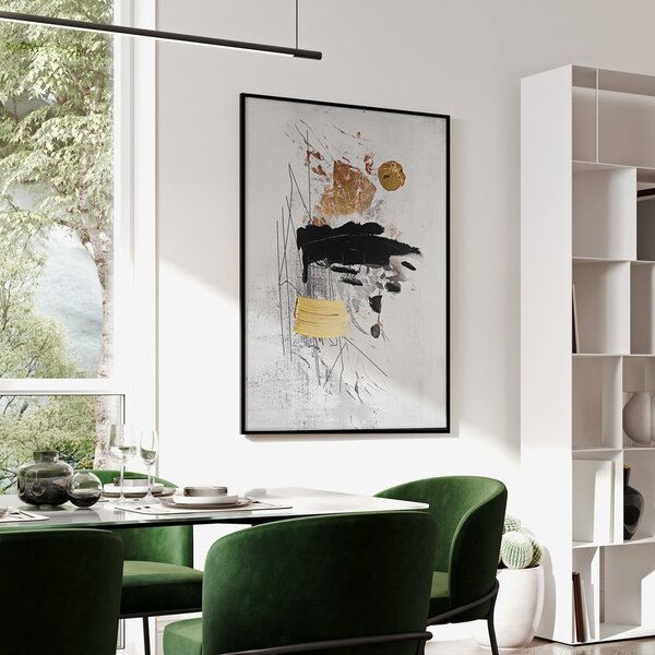 Obraz s ručně malovanými prvky s rámem/na plátně 70x100 cm Fantasia I – Styler