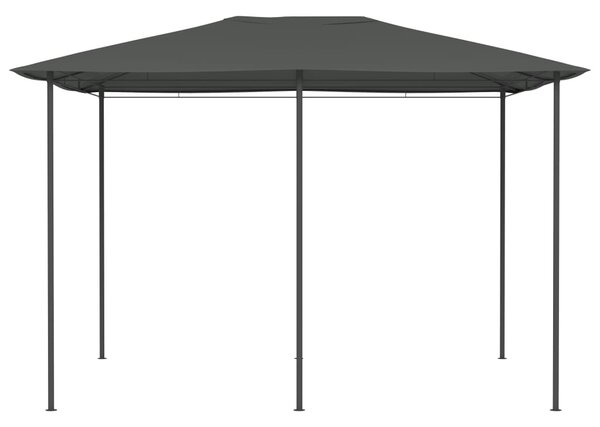 Altán 3 x 4 x 2,6 m antracitový 160 g/m²