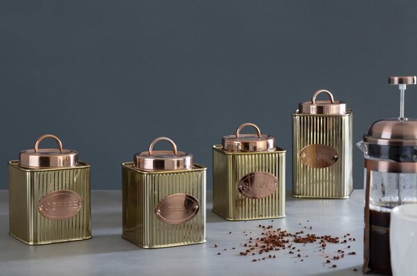 Nerezová dóza na kávu Prescott – Premier Housewares