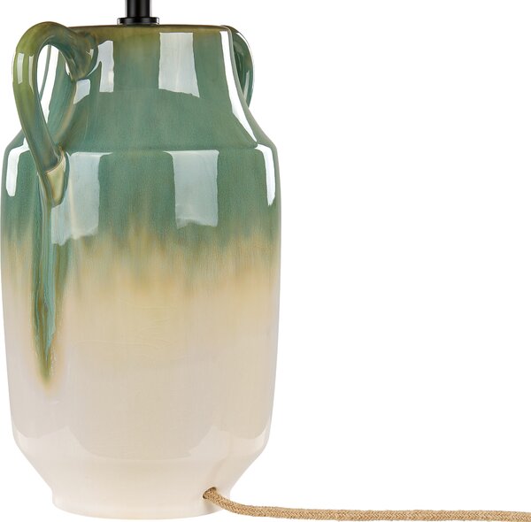 Stolní lampa LIMONES Keramika Zelená