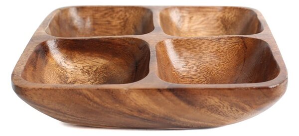 Hnědá dřevěná servírovací mísa Kora – Premier Housewares