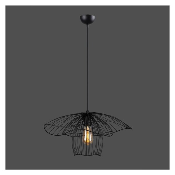 Černé závěsné svítidlo Squid Lighting Root, výška 123 cm