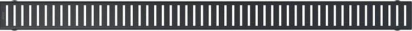 Rošt Alca 115 cm nerez černá mat zebra PURE-1150BLACK