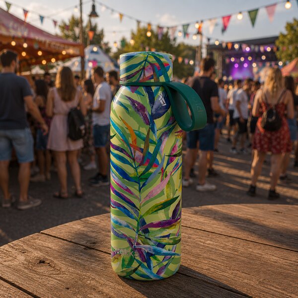 Nerezová termoláhev s poutkem Solid, 510ml, Quokka, color nature