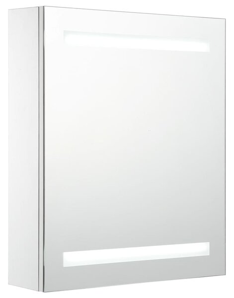 LED koupelnová zrcadlová skříňka | 50x14x60 cm