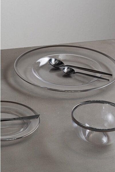 Černý nerezový příbor 16 ks Modern retro – Premier Housewares