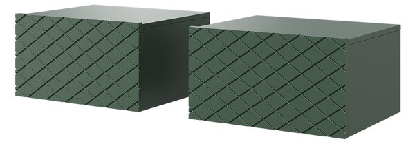 Komplet závěsných nočních stolků Scalia 50 cm 2 ks - labrador mat