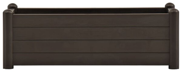 Vyvýšený záhon PP moka 100 x 43 x 35 cm