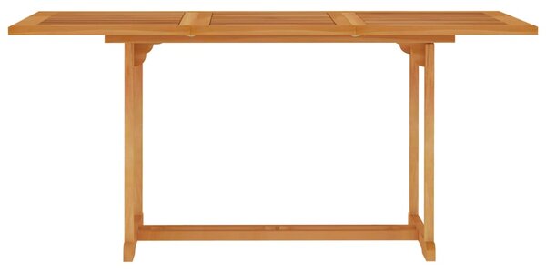 Zahradní stůl 150 x 90 x 75 cm masivní teakové dřevo
