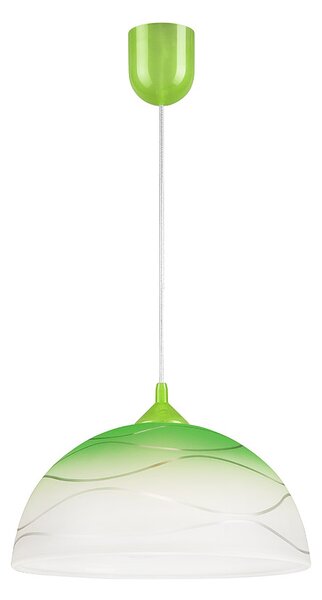 Lamkur LM 1.1/14 KITCHEN C 28125 - Zelený lustr do kuchyně (Závěsné zelené svítidlo do kuchyně)