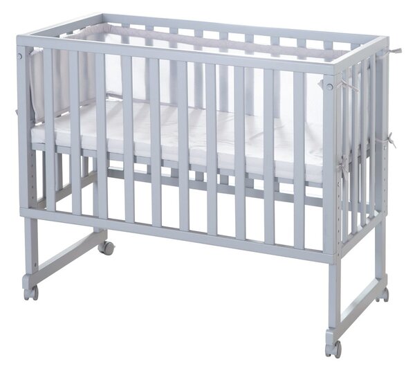 Šedá postýlka 90x45 cm – Roba