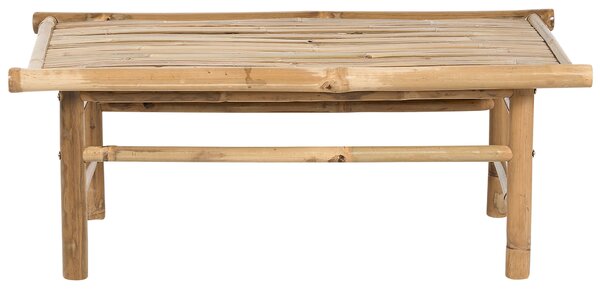 Zahradní konferenční stolek TODI 45 cm 80 cm Bambus Hnědá