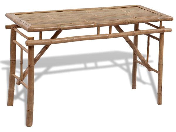 Pivní set stůl se 2 lavicemi 100 cm bambusový