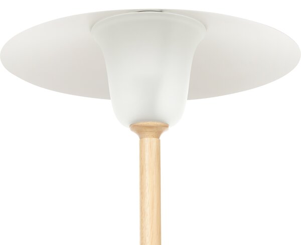Stojací lampa MOPPY Dubové dřevo Bílá