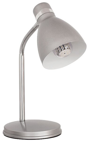 Stolní lampa Kanlux ZARA 07560 stříbrná