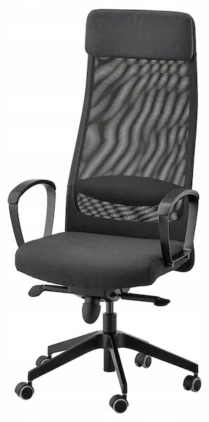 Otočné křeslo IKEA šedé