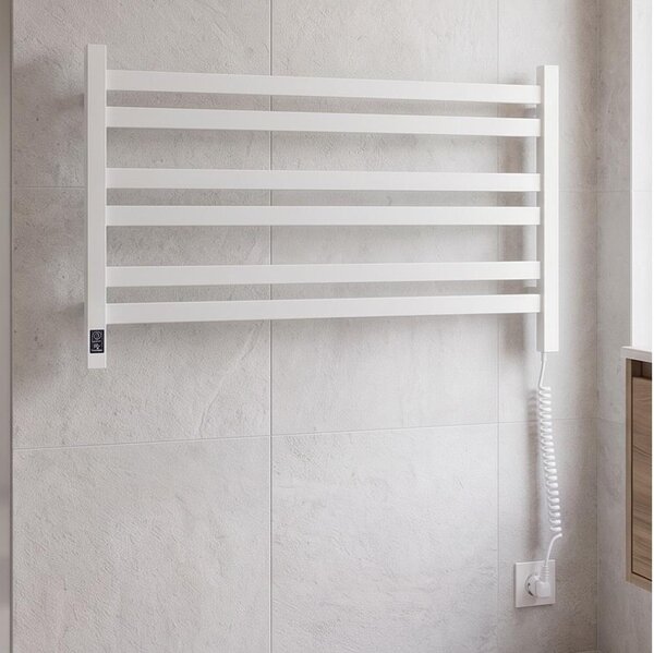 Vertaduro - Koup. žebř. radiátor s term. AVA 181W/230V 50x90 cm IP44 bílá pravá