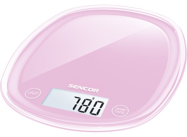 Sencor SKS 38RS kuchyňská váha, růžová